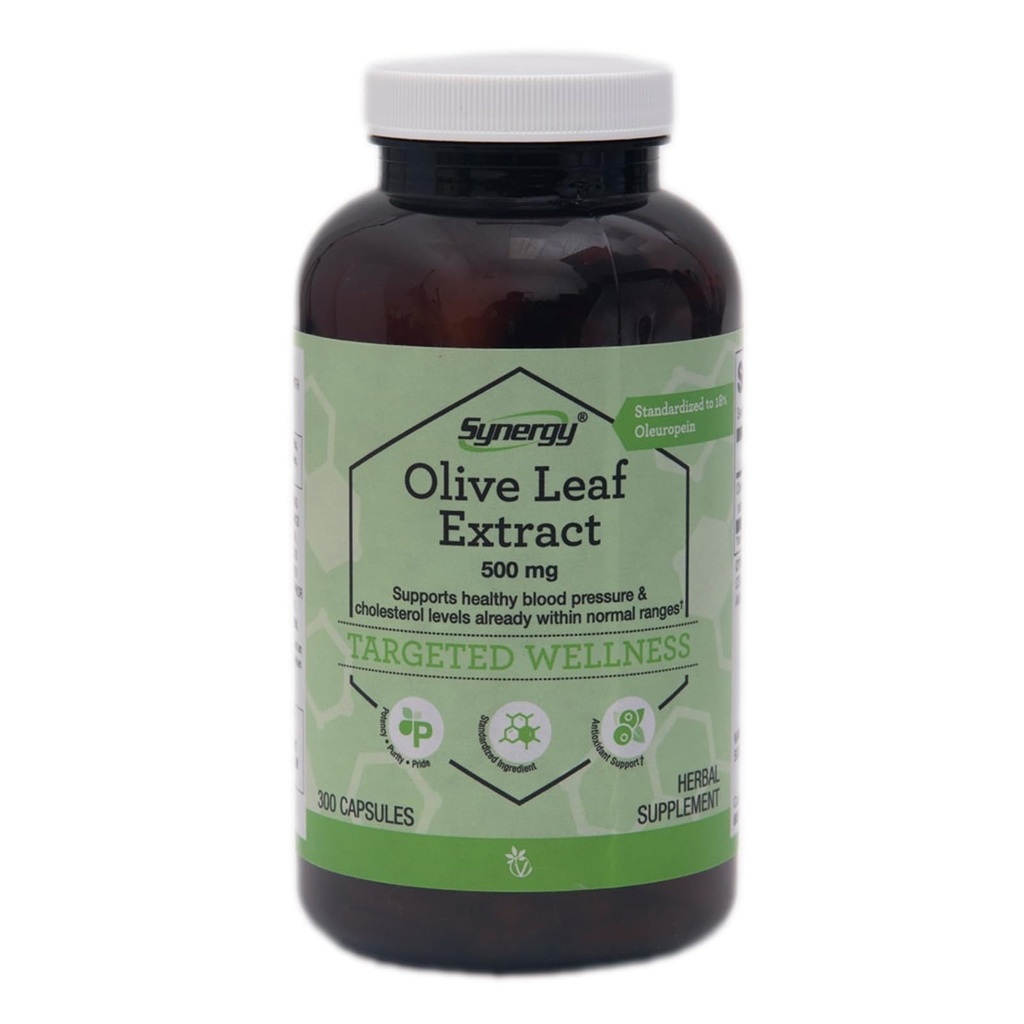 Vitacost Synergy Olive Leaf Extract -- 500 mg - 300 Cápsulas
