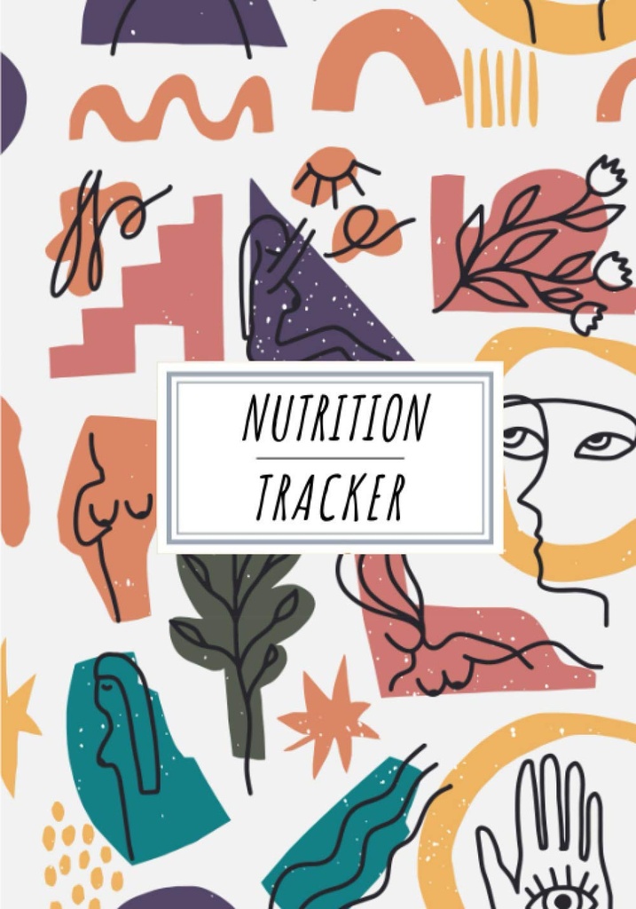 Nutrition Tracker: Diário Nutricional Diário para Manter o Monitor e Comentários Data do Registro, Tempo, Peso, Gordura Corporal, Energia, Sono, Café da manhã, Proteína, ... Folhas .