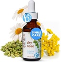 Baraka Dry Nase Nasal Oil – Óleos Orgânicos Essenciais (Cardamomo, Everlast, German & Roman Camomila) em Base de Óleo de Sésamo – Hidratante Moisturizer de Nariz para Sinusos Secos – 1 pacote (1 oz Dropper Garrafa)