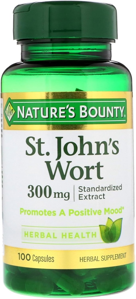 Natureza Bounty St. John's Wort, 300mg, 100 cápsulas