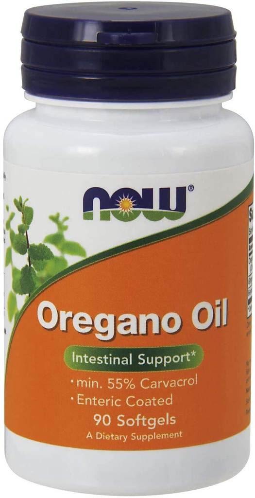 NOW Foods Orégano Oil Enteric, 90 Softgels (270 Softgels)