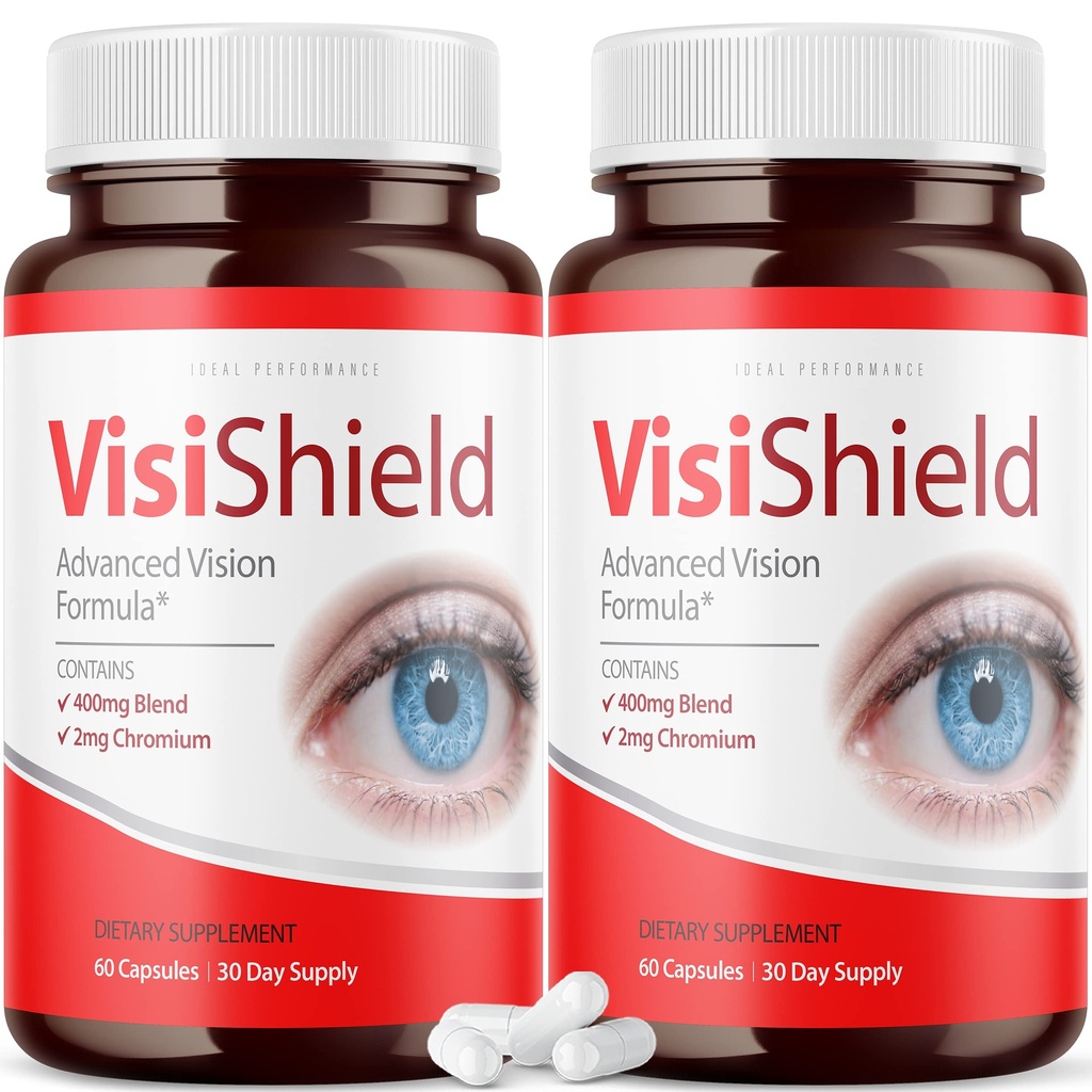 (2 Pack) Visishield Advanced Vision Formula for Eyes Supplement Pills Vitaminas (120 Cápsulas)