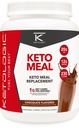 KetoLogic Keto Replacement Shake Powder for Optimal Results + MCT Óleo + Whey de grama - Macros perfeitamente formulados para a cetose - 20 Servings - Chocolate