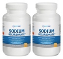 Bicarbonato de sódio orgânico Cápsulas alcalinas - aumenta a saúde do rim, neutraliza o ácido estomacal com superalimentos alcalinizantes, suporta sistema imunológico e desempenho atlético, rápido alívio antiácido 2 Pack