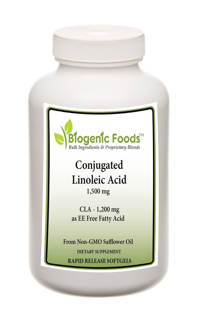 Ácido Linoleico Conjugado - Ácido Gordo Livre 1.200 mg de CLA Natural Fonte - 1.500 mg - 60 Cápsulas