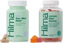 Hilma Natural Gás & Bloating alívio e Prebiótico chicletes de fibra