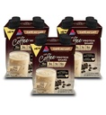 Atkins Café au Lait Iced Coffee Flavored Protein Shake, High Protein Shake, Baixo açúcar, Baixo carboidrato e baixo açúcar, Keto Friendly, Gluten Free, 12 Contagem