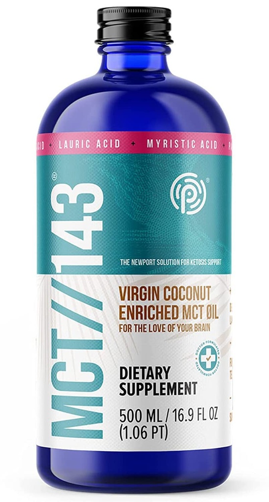 Pruvit MCT//143 Óleo de coco virgem enriquecido de MCT 16,9 OZ
