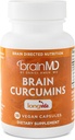 Cérebro Curcumins - 30 Cápsulas Vegan - com Longvida Curcumin - Gluten Free - 30 Servings