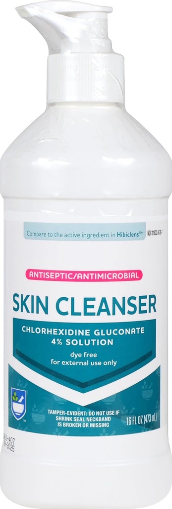 Rite Aid Antiseptic Skin Cleanser, Clorexidina Gluconato - 16 oz □ Antiseptic Antimicrobial Wash □ Antibacterial Sabonete