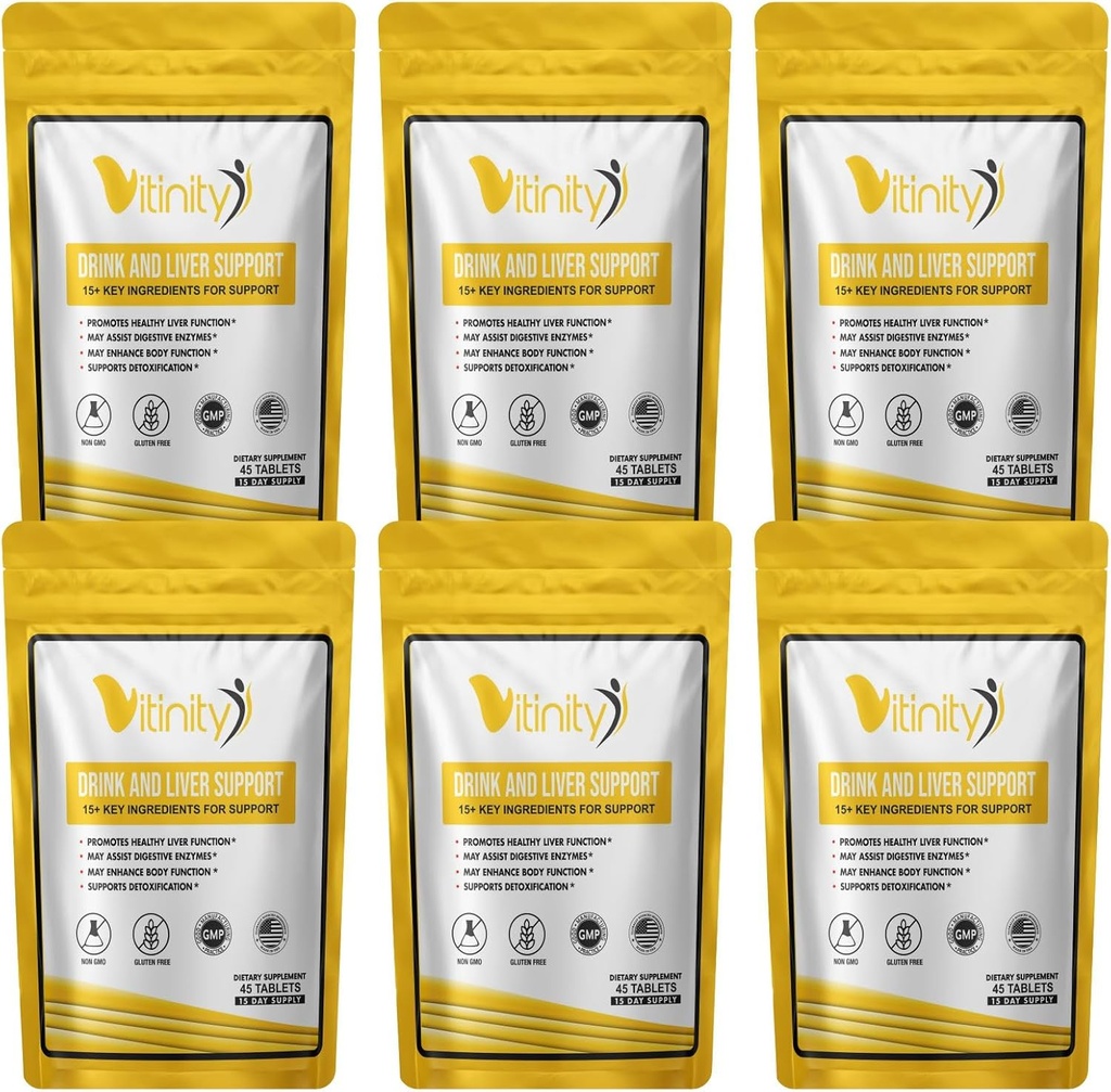 Anti Bebida Suplemento de suporte de fígado-15+Ingredientes-chave para suporte de desejo, Saúde do fígado,Kudzu, Cardo de leite,Holy Basil,DHM,Todas as limpezas naturais,Redução de Gradual,Comprimidos Replenisher Nutriente(90 dias)
