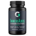 InnerAxis 2-em-1 Cérebro e Gut Saúde Probiótico, 10 Bilhões UFC, 8 Estirpes Simbióticas para Gut, Psicobiótico, Mood e Suporte Cérebro, Acidophilus Probiótico para Mulheres e Homens, 30 Servimentos