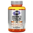 Agora Alimentos Arginina 500mg com Citrulina 250 mg-120 Cápsulas