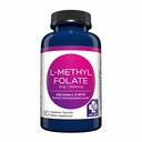 MD Life L Metilfolato 1mg - Suplemento de metilfolato ativo de grau profissional - máxima potência MTHFR Suplementos - L metilfolato 1mg 60 Cápsulas - Aminoácidos Essenciais