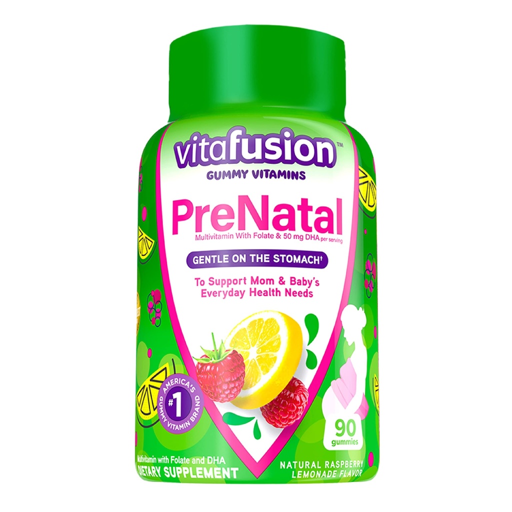 Fertilidade pré-semente Lubrificante e vitafusão 90 Count Vitaminas Gummy Pré-Natais com Folato, DHA e Nutrientes Essenciais para a Saúde da Gravidez