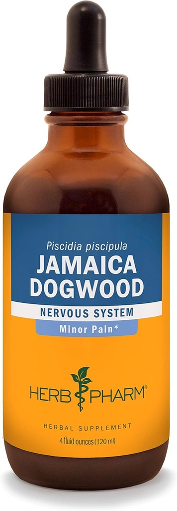 Herb Pharm Jamaica Dogwood Extrato Líquido para Dor Menor - 4 Onça