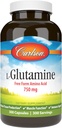 Carlson - L-Glutamina, Aminoácido Forma Livre, 750 mg, Produção de Tecidos Músculos, 300 Cápsulas