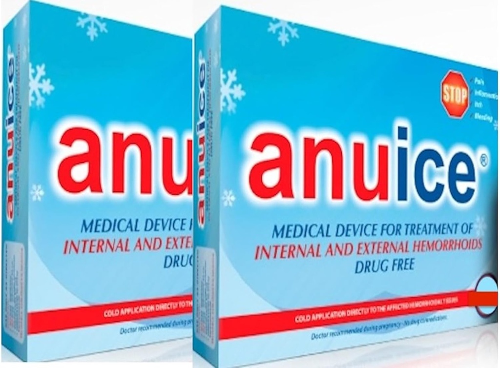 Adeus, dispositivo médico para tratar hemorróidas internas e externas, sem os efeitos dramáticos da cirurgia. Embalagem de 2