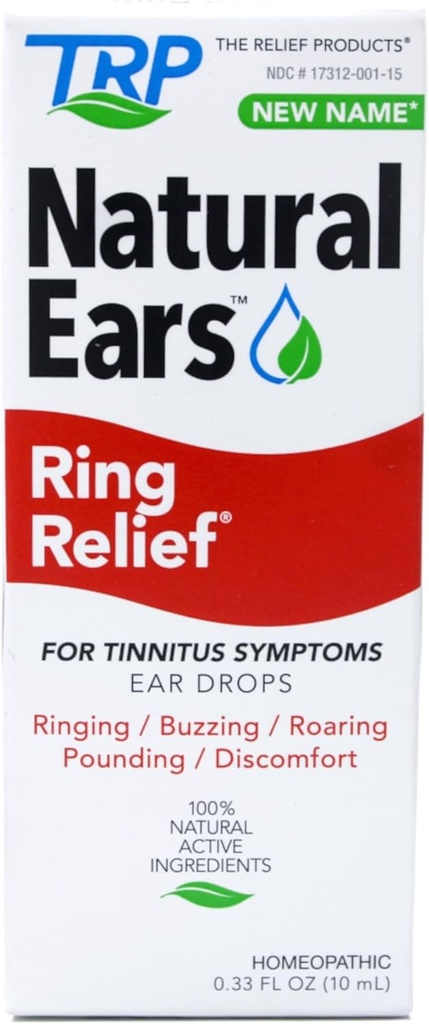TRP Ear Drops - Anel de alívio - .33 oz