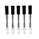 5PCS/5ML Reutilizável Óleo de crescimento de pestanas vazias Mascara Garrafas de suporte de tubo Container Viga de pestanas com escova