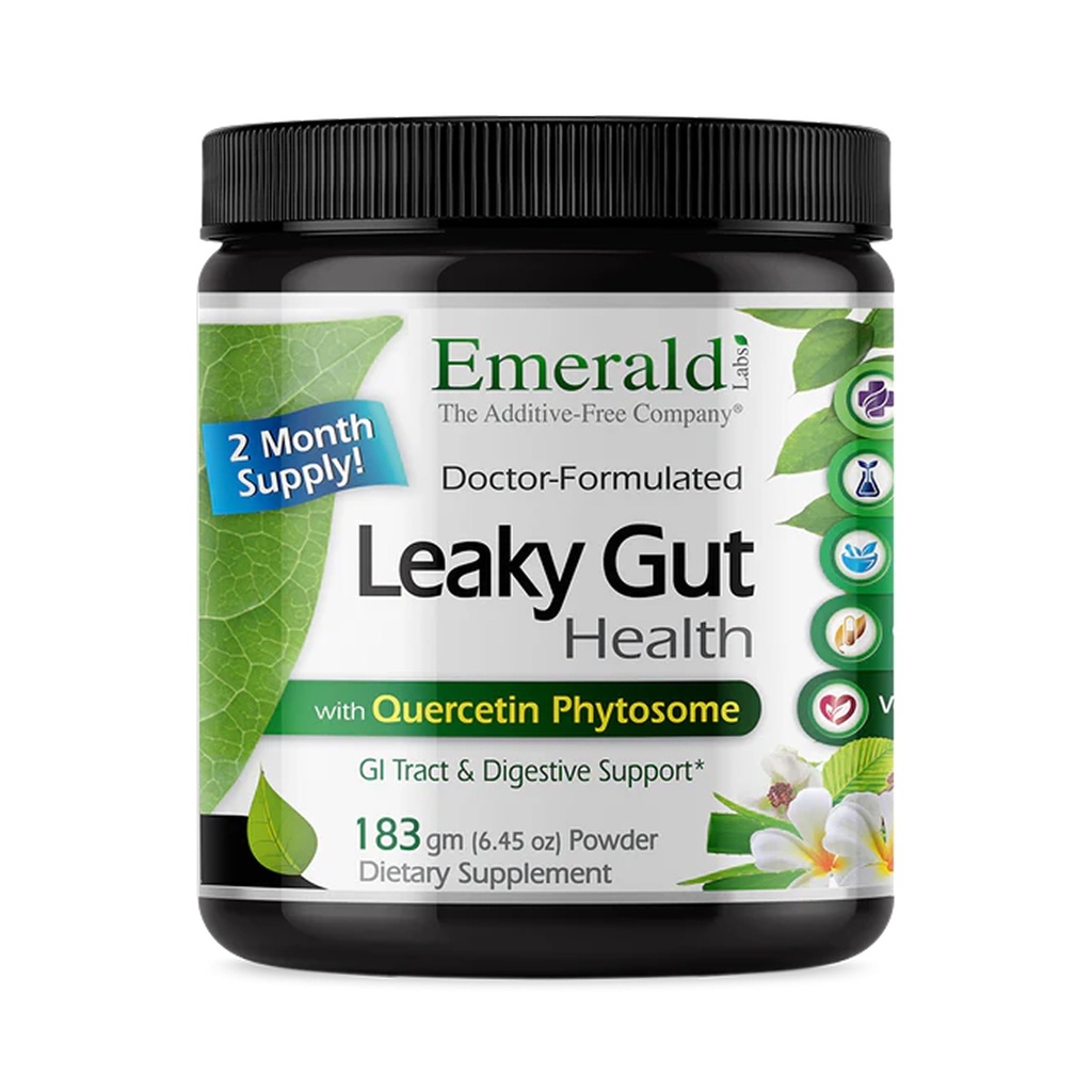 Laboratório de Esmeraldas Vazamento de Gut Saúde - Suplemento de Suporte Digestivo com Alcaçuz DGL, Extrato de Aloe Vera e Mais - Apoia Colon & Gut Saúde - 6,45 oz (até 60 dias de fornecimento)