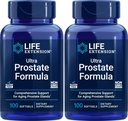 Extensão de vida Ultra Prostate Formula, 100 Softgels (Pack of 2) - Suplemento Natural para Homens