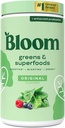 Bloom Nutrition Superfood Greens Powder, Enzimas Digestivas com Probióticos e Prebióticos, Gut Health, Bloating Alief for Women, Chlorela, Green Juice Mix with Beet Root Powder, 60 SVG, Original