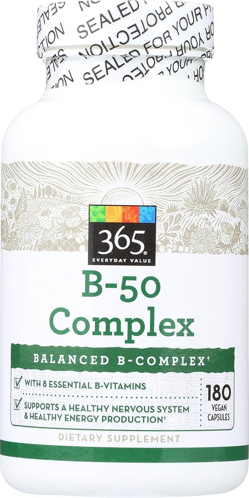 365 by Whole Foods Market, B – 50 Complex, 180 quilates