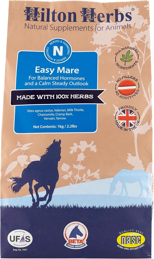 Easy Mare: apoia hormônios equilibrados e comportamento calmo
