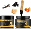 Shilajit Resin para homens - máxima potência natural orgânica Shilajit Resin em 85+ Trace Minerals, ouro grau Himalayan Puro Shiljait para energia, suporte imunológico, 50 Grams Pack de 2 (6 meses de fornecimento)