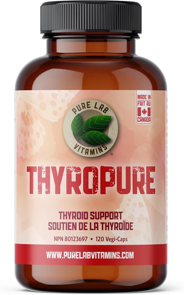Pure Labs Vitaminas Thyropure Vegicaps, 120 CT