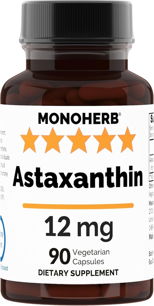 Astaxantina 12 mg - 90 Veg Cápsulas
