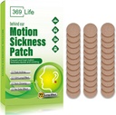 Motion Sickness Patches para Passeios de Carro e Barco, Navios, Cruzeiro e Avião e Outras Formas de Transporte - Viagens Essenciais, para Adultos e Crianças (48 Conde)
