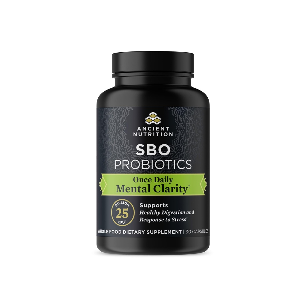 Probióticos da Nutrição Antiga para a Clareza Mental, uma vez Probióticos Diários 30Ct, Ajuda a promover a clareza mental e a concentração, Suporta Energia Saudável e Sono Mais Descansado, 25 bilhões de UFC*