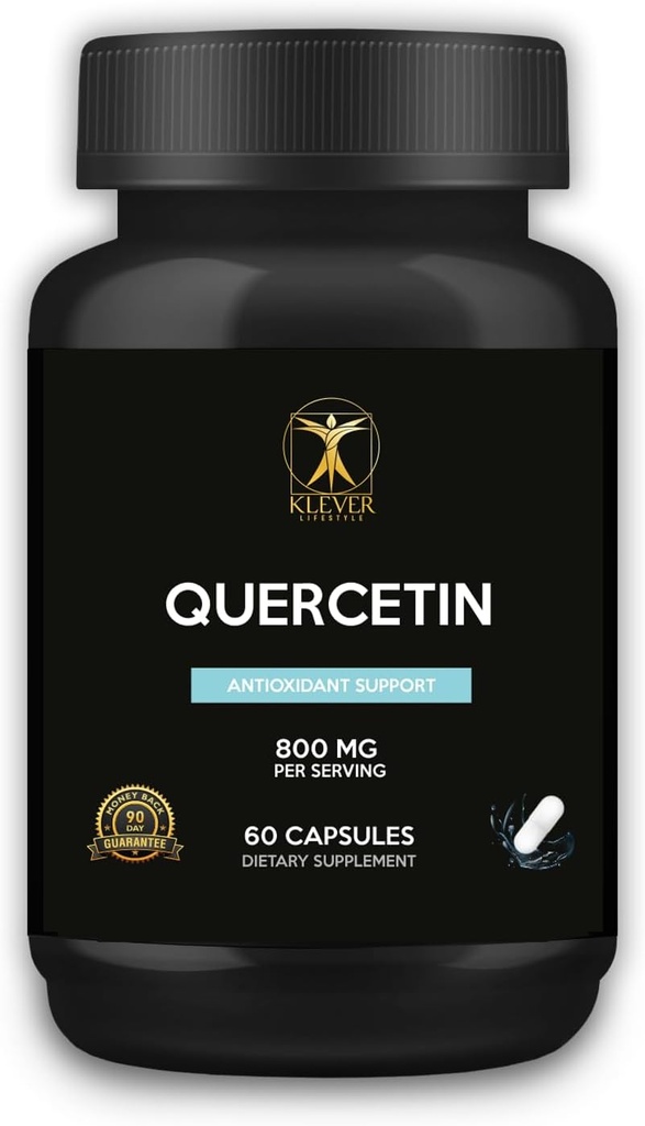 Estilo de vida de Klever Quercetin com suplemento de bromelaína Propriedades antioxidantes, Saúde do Cérebro