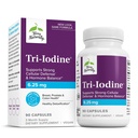 Terry Naturalmente Tri-Iodina - Apoiar a saúde da tireóide - Equilíbrio Hormônio da Aids com Iodo Molecular de Kelp - Características Iodeto de potássio e Iodeto de sódio - Cérebro & Suporte Energia - 6.25mg, 90 Cápsulas
