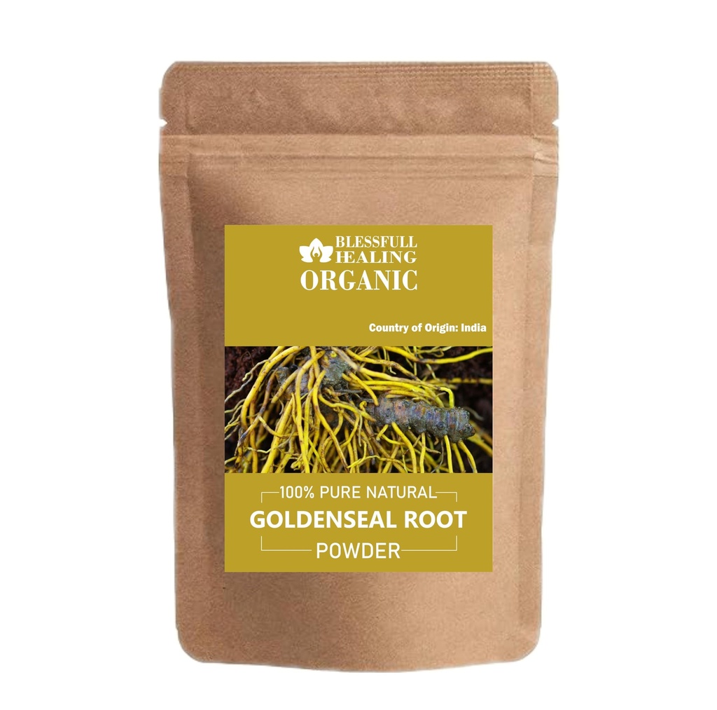 Pó de raiz de selo de ouro orgânico 100% puro natural 100 gramas / 3,52 onças