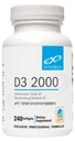 XYMOGEN D3 2000 - Vitamina D3 2000 UI biodisponível (50 mcg) - Suplemento de vitamina D de alta potência para apoiar a saúde imune, osso + saúde do coração (240 Softgels)