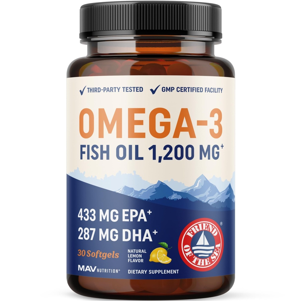 Tripla força Omega 3 óleo de peixe 1200 mg EPA & DHA .
