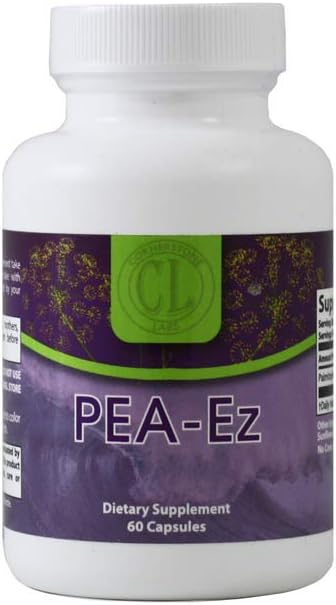 Cápsulas de ervilha (Palmitoiletanolamida), 400 mg, 60