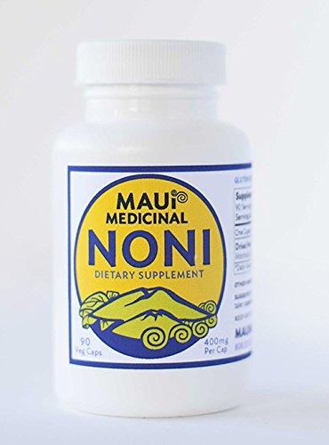 Kona Noni 90 Vcaps 400mg por cápsula Organic Whole Fruit