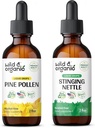 Pinho selvagem e orgânico Polen Tintura 2 fl oz & Sting Nettle Root Tintura 2 fl oz