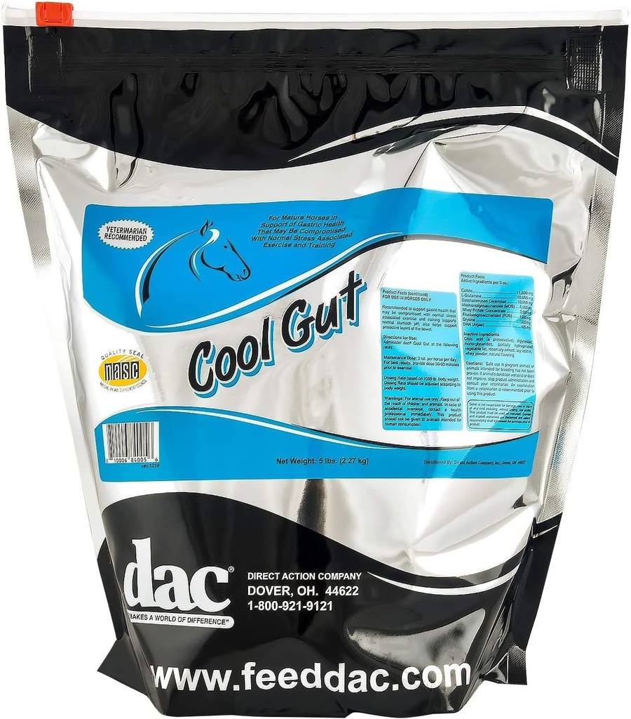 CAD Cool Gut, Tratamento de úlceras para cavalos, 5 lb