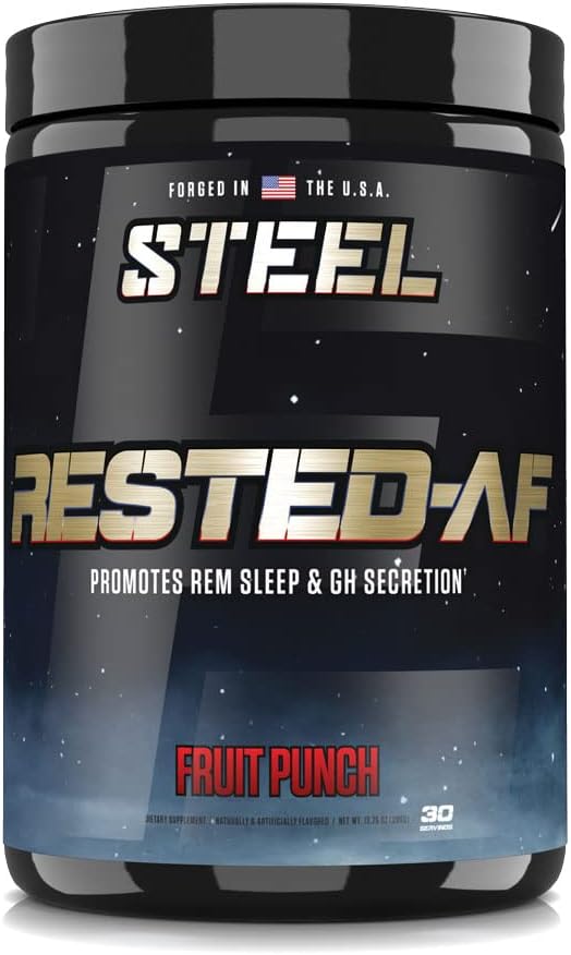 Suplementos de aço descanso-AF I profunda ajuda para o sono e recuperação muscular em pó com GABA & Valerian Raiz Extrato de alívio de estresse e suporte cognitivo