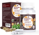 Gut Health Cleanse Detox Cápsulas - Limpador intestinal com Wormwood, Black Walnut, Bolbo de Alho, Clove Suporte Colon Cleanser & Sistema de Digestão para Mulheres e Homens, 30 Caps