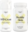 Pacote: Superóxido de SOD Dismutase Creme facial e saudável pele anti-envelhecimento Suplemento