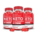 Laboratórios justificados (3 pacote Keto Crave Keto ACV Gummies Extreme 2000MG Keto Crave Keto Gummies Advanced Fórmula Apple Cider Vinagre com Pomegranate Beet Juice Powder B12 Vegan Non GMO 180 Gummys