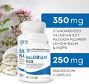 Vitaminais 33+ Baldrian® Plus Natural Relaxing Support Extrato Valeriano padronizado (60)