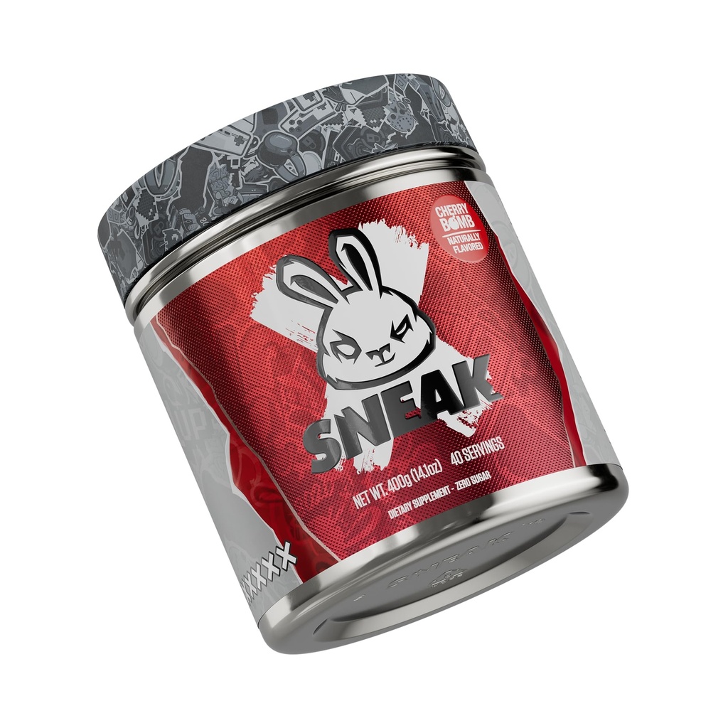 SNEAK Energy Drink Powder (SNEAK Energy Drink Powder) Bomba de Cereja (sem açúcar). Nada de maus. Apenas Cafeína Natural, Focus-Boosting Nootropics    , 40 Servings