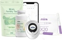 Pacote de gravidez Mira para tentar conceber, fertilidade digital e kit de ovulação com 20 varinhas de teste Max, 1 garrafa de Mira Multivitamins pré-natal (60 cápsulas), & 1 saco de chá de fertilidade (20 sacos de chá)
